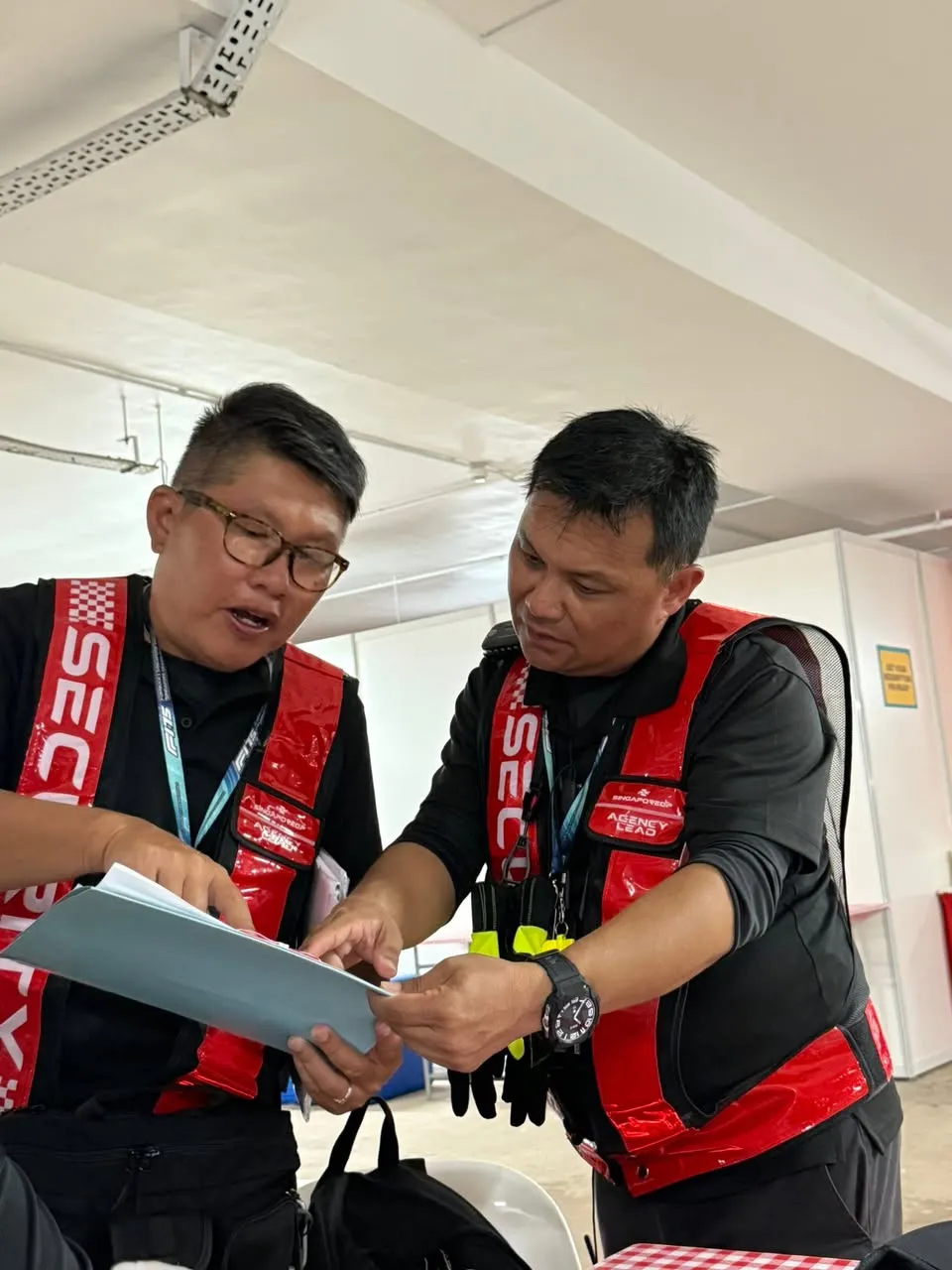 AMC personnel at the Singapore Grand Prix 2025
