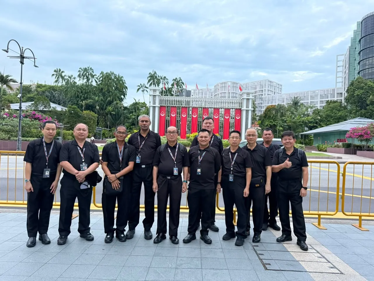 AMC team at the Istana Open House