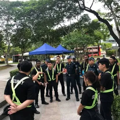 AMC personnel at Marina Bay Singapore Countdown 2019–2020
