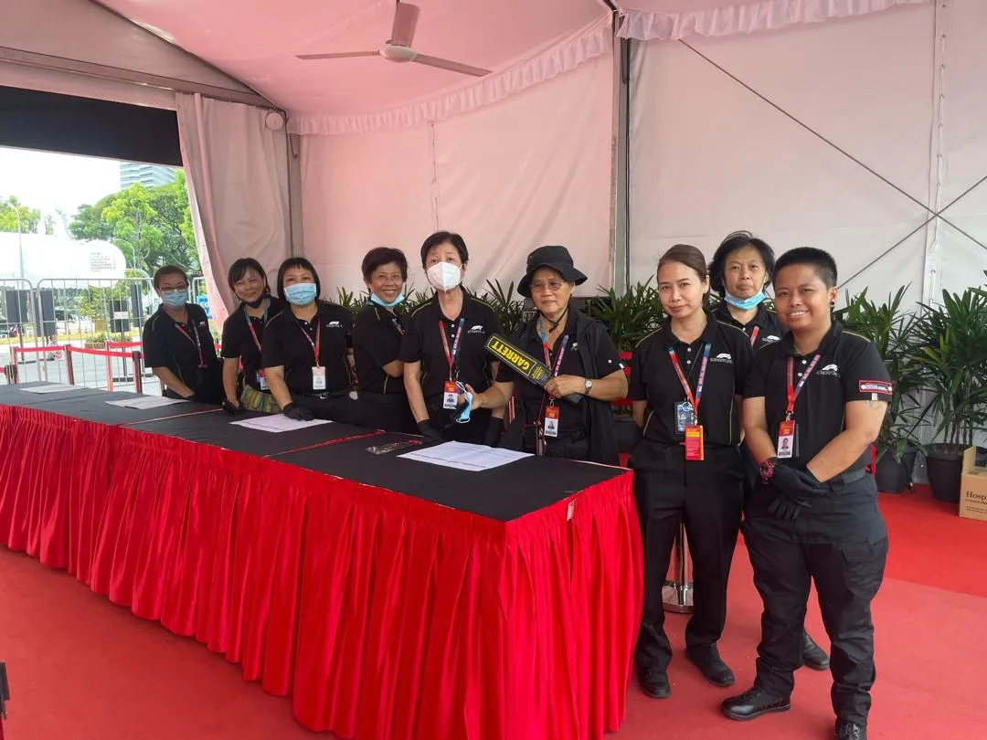 AMC personnel supporting an event screening deployment